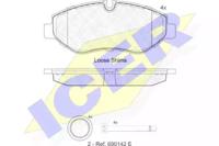 Icer 141786 Brake pads