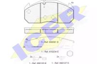 Icer 151040-112 Колодки гальмівні
