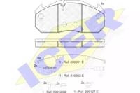 Icer 151040-120 Колодки гальмівні