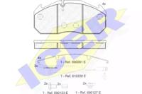 Icer 151040-127 Колодки гальмівні