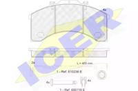 Icer 151043-110 Brake pads