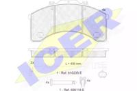 Icer 151043-111 Brake pads