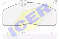 Icer 151088 Колодки гальмівні