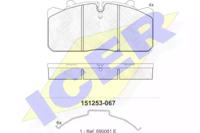Icer 151253 Brake pads