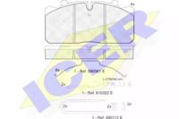 Icer 151253-120 Brake pads