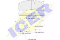 Icer 151254-217 Brake pads