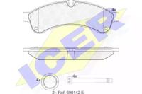 Icer 151880 Brake pads