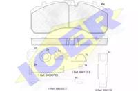 Icer 152091-073 Brake pads