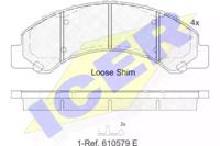 Icer 152146 Колодки тормозные Icer 152146 Колодки тормозные