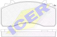 Icer 152154 Колодки гальмівні