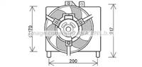Ava MC7503 Вентилятор охолодження двигуна