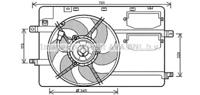 Ava MC7506 Fan and motor assy Ava MC7506 Fan and motor assy
