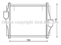 Ava MN4065 Радіатор інтеркулера