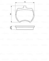 Bosch 0 986 424 005 Колодки гальмівні Bosch 0 986 424 005 Колодки гальмівні