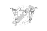 Somora 290345A Радіатор інтеркулера