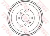 TRW DB4210 Барабан гальмівний TRW DB4210 Барабан гальмівний