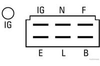 Elparts 35122003 Регулятор генератора Elparts 35122003 Регулятор генератора