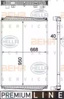 Hella 8MK 376 755-391 Радіатор