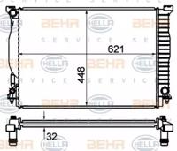 Hella 8MK 376 766-321 Радіатор