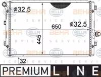 Hella 8MK 376 774-044 Радіатор охолодження двигуна