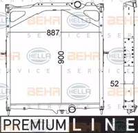 Hella 8MK 376 774-791 Радіатор охолодження двигуна
