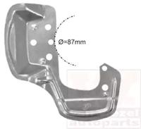 Van Wezel 3776372 Щиток грязезащитний гальмівного диска передній