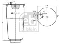 Febi 35617 Пневмоподушка