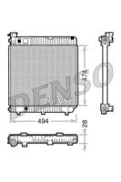 Denso DRM17001 Радіатор охолодження двигуна