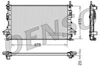 Denso DRM23083 Радиатор охлаждения двигателя