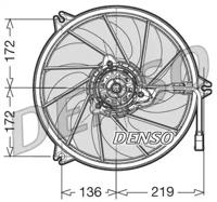 Denso DER21006 Fan and motor assy