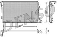 Denso DRM32019 Радіатор