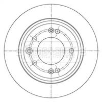 Borg & Beck BBD5450 Диск гальмівний