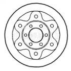 Borg & Beck BBD5898S Brake disc
