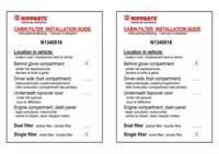 Nipparts N1340516 Фільтр салона