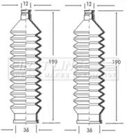 First Line/KeyParts FSG3013 Пильник рульової рейки