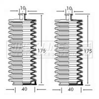First Line/KeyParts FSG3025 Пильник рульової рейки