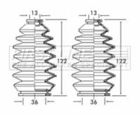 First Line/KeyParts FSG3142 Пыльник рулевой рейки First Line/KeyParts FSG3142 Пыльник рулевой рейки