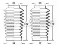 First Line/KeyParts FSG3189 Пыльник рулевой рейки