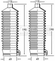 First Line/KeyParts FSG3215 Пильник рульової рейки First Line/KeyParts FSG3215 Пильник рульової рейки