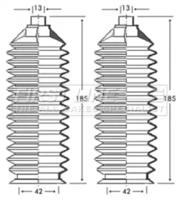 First Line/KeyParts FSG3240 Пильник рульової рейки