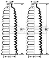 First Line/KeyParts FSG3273 Пыльник рулевой рейки First Line/KeyParts FSG3273 Пыльник рулевой рейки