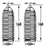First Line/KeyParts FSG3393 Пильник рульової рейки