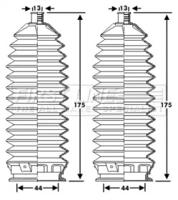 First Line/KeyParts FSG3405 Пильник рульової рейки First Line/KeyParts FSG3405 Пильник рульової рейки