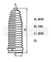 First Line/KeyParts FSG3430 Пильник рульової рейки
