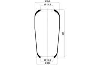 PE Automotive 084.013-10A Пневматична подушка