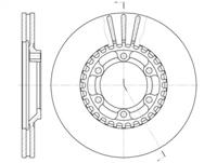 Remsa 6446.10 Диск тормозной
