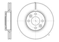 Remsa 6683.10 Диск тормозной