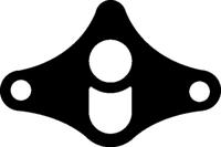 Elring 449.831 Прокладка клапана EGR