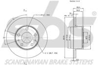 S.B.S. 1815202346 Диск тормозной