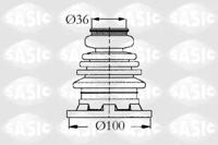 Sasic 9004608 Dust boot kit axle joint